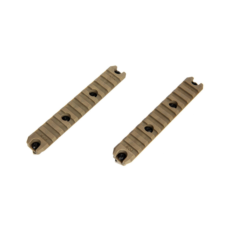 M-LOK 5” Polymer Rail (2 Pcs) - Dark Earth