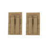 Hook and Loop MOLLE panels set - Coyote