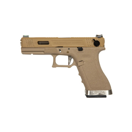 G Force G18 T9 Pistol replica -Tan/ Silver