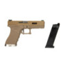 G Force G18 T9 Pistol replica -Tan/ Silver