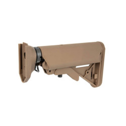 AR15 stock with adaptor for WE SCAR replicas - tan