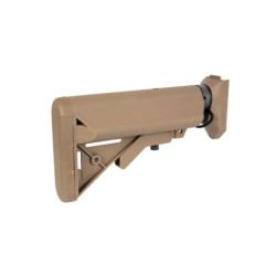 AR15 stock with adaptor for WE SCAR replicas - tan