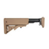 AR15 stock with adaptor for WE SCAR replicas - tan