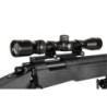 SA-S02 CORE™ High Velocity Sniper Rifle Replica with Scope and Bipod - Black