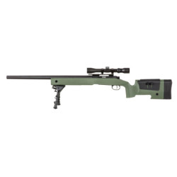 SA-S02 CORE™ High Velocity Sniper Rifle Replica with Scope and Bipod - olive