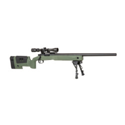 SA-S02 CORE™ High Velocity Sniper Rifle Replica with Scope and Bipod - olive