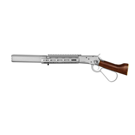 1873RS (Real Wood) Rifle - Silver