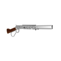 1873RS (Real Wood) Rifle - Silver