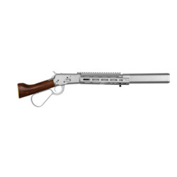 1873RS (Real Wood) Rifle - Silver