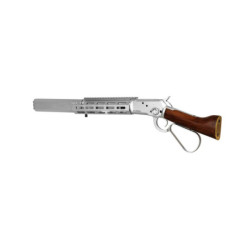 1873RS (Real Wood) Rifle - Silver