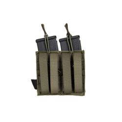 Double Laser-Cut MOLLE M4/M16 Magazine Pouch - Ranger Green