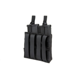 Double Laser-Cut MOLLE M4/M16 Magazine Pouch - Black