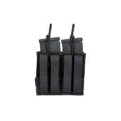 Double Laser-Cut MOLLE M4/M16 Magazine Pouch - Black