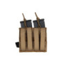 Double Laser-Cut MOLLE M4/M16 Magazine Pouch - Tan