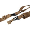 TX-3 Three-Point Tactical Sling - Tan