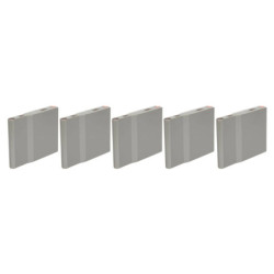 25 BBs polymer magazines for SRS replicas set of 5 - Wolf Grey