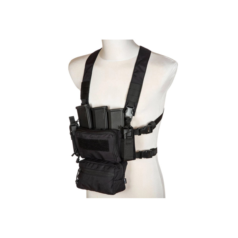 Tactical Vest All-Purpose Chest Rig Wenator+ - Black