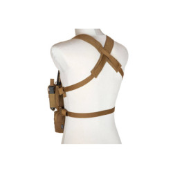 All-Purpose Tactical Vest Chest Rig Wenator+ Coyote Brown