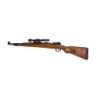 Kar98k spring airsoft rifle - wooden version + scope