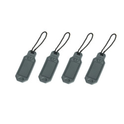 Set of personalized tags - grey
