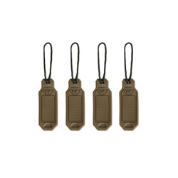 Set of personalized tags - tan