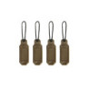 Set of personalized tags - tan