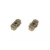 Set of 2 rotatable RIS rails for helmet - tan