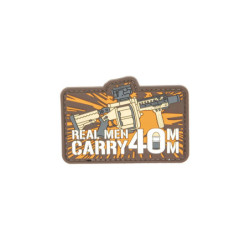3D Patch - Real Man Carry 40mm