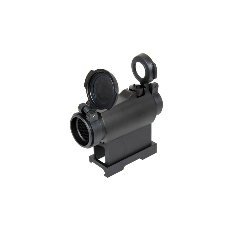 TR02 Red Dot Sight Replica with riser QD mount - black