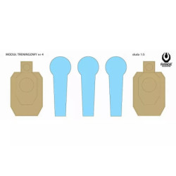 Drill-4 Shooting Targets - 50 Pcs