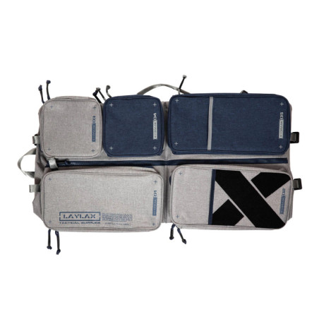 Container Gun Case - grey / navy