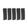 Set of 5 Polymer 200 BB's Mid-Cap magazines for M4/M16 replicas - Black