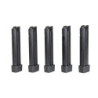 Set of 5 mid-cap, 110-pellet magazines for APC9 airsoft submachine guns