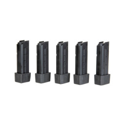 Set of 5 low-cap, 65-pellet magazines for APC9 airsoft submachine guns