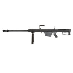 Rifle replica Barrett® M107-S with bipod - Black