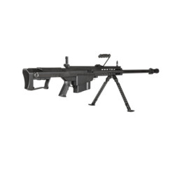 Rifle replica Barrett® M107-S with bipod - Black