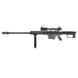 SW-024S sniper rifle replica with bipod&scope - Black