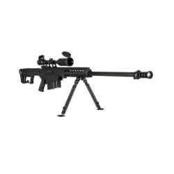 SW-024S sniper rifle replica with bipod&scope - Black