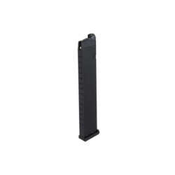 Green Gas extended magazine for KJW KP-17 replicas Black