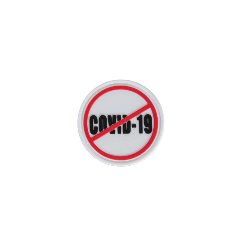 3D Patch - Stop COVID-19 - white