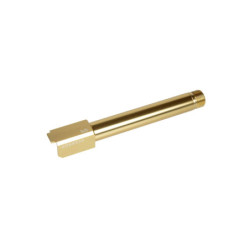 G17 Gen4 2 Way Fixed" Non-Recoiling Outer Barrel - Gold"