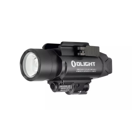 BALDR Pro Tactical Flashlight with laser sight - black