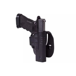 Fast Draw Holster With Belt Paddle for Glock 17 - black