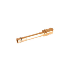 Outer, threaded barrel for G17 airsoft gun - gold