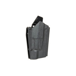 Kydex Holster for G17 replicas with X300 Flashlight - Black