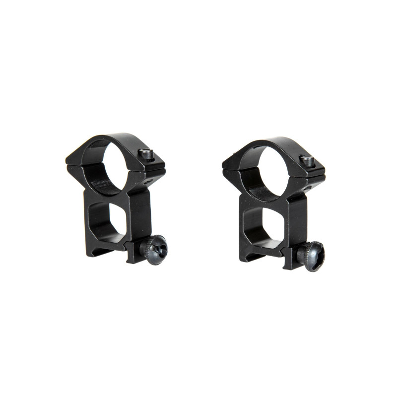 Two-part optics mount for RIS rail (high)