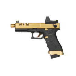 EU18 Pistol Replica with BDS Red Dot - Vented Gold