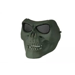 Skull Style face mask - olive