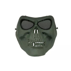 Skull Style face mask - olive