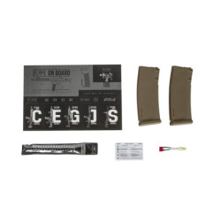 RRA & SI SA-E17-L EDGE™ Assault Rifle Replica - Light Ops Stock - Half-Tan